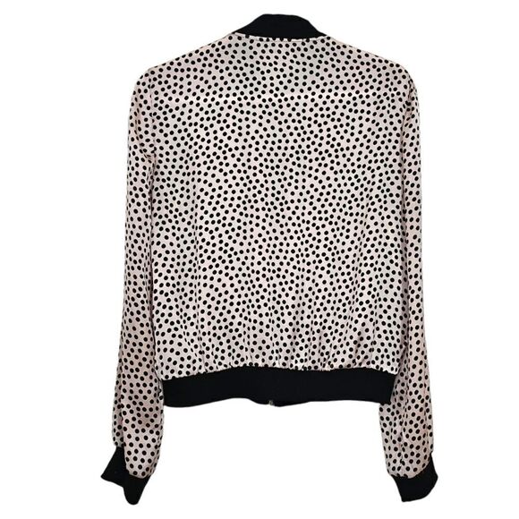 Sarah Chole for Bad Girls Silk‎ Tropical Zebra Print Bomber Jacket Size Small - Picture 2 of 11